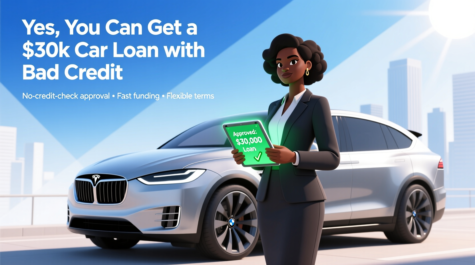 can i get a 30k car loan with bad credit