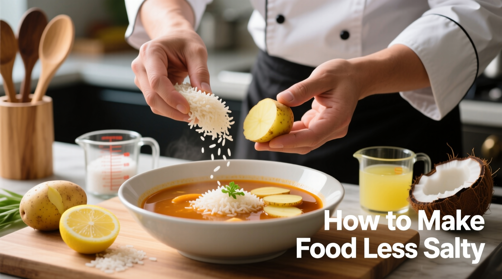 how do you make food less salty