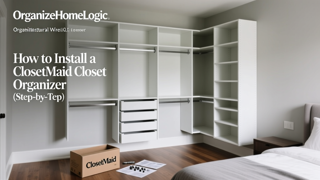 How to Install a ClosetMaid Closet Organizer (Step-by-Step)
