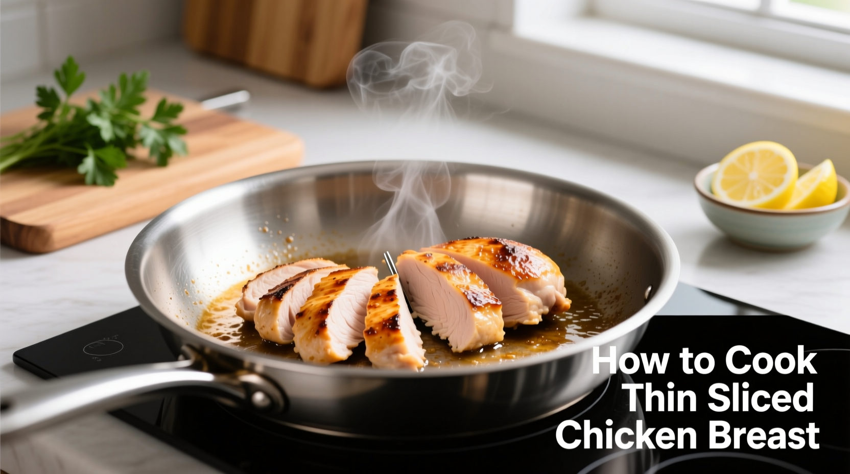 how to cook thin sliced chicken breast