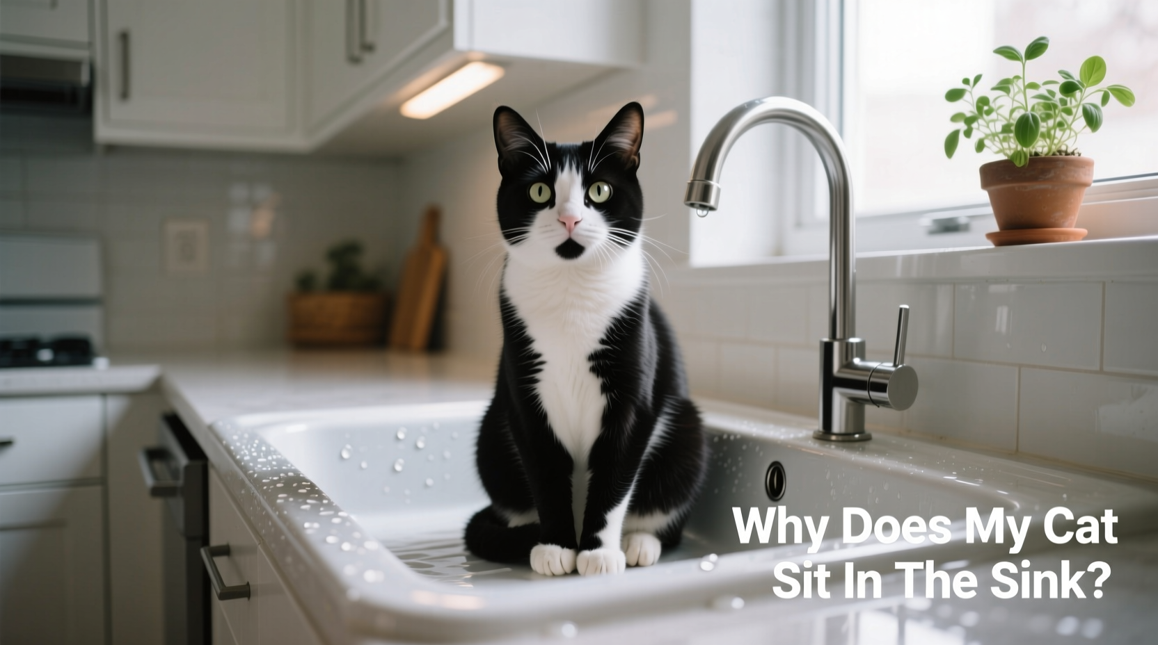 why does my cat sit in the sink weird feline habits explained simply