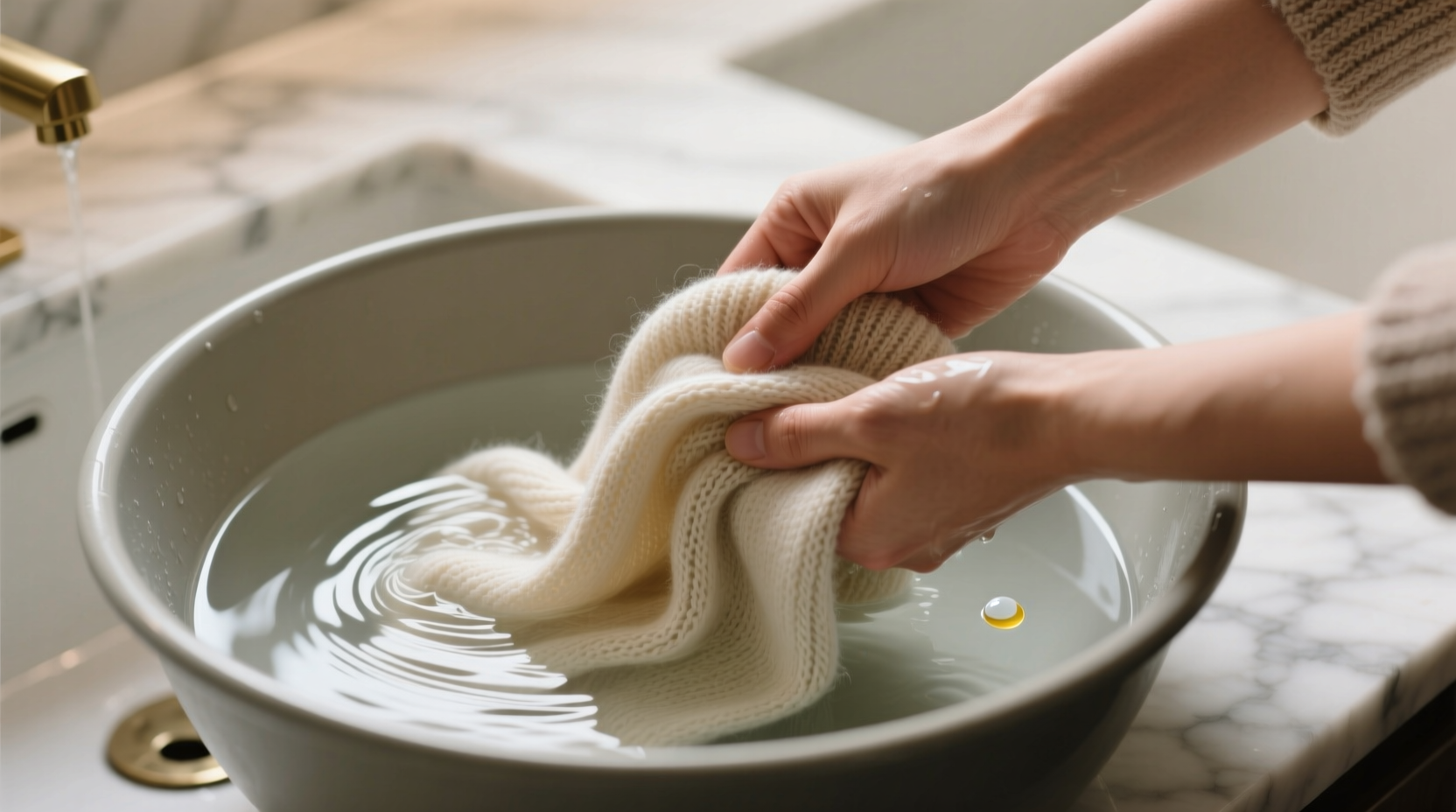 how to wash cashmere wool sweaters
