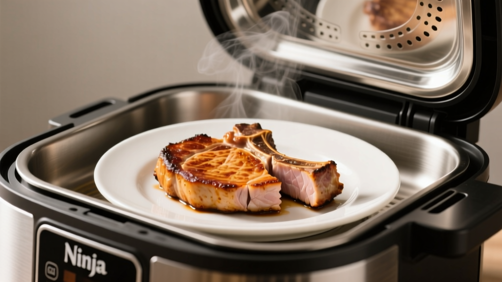Perfect Pork Chops in Your Ninja Cooker (Crispy & Juicy!)