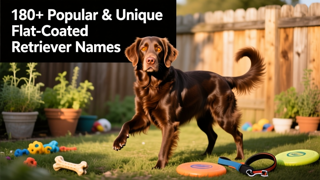 Petcare Hub_Flat Coated Retriever Names