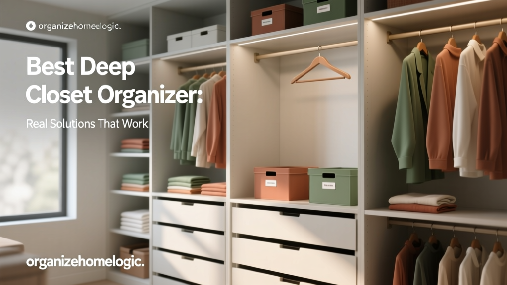 Best Deep Closet Organizer: Real Solutions That Work
