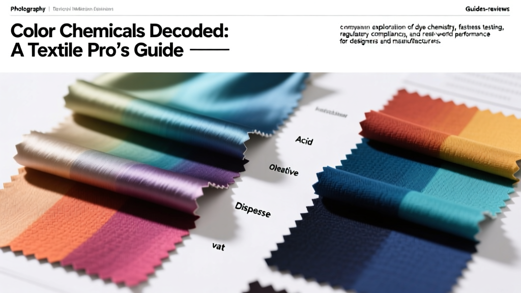 Color Chemicals Decoded: A Textile Pro’s Guide