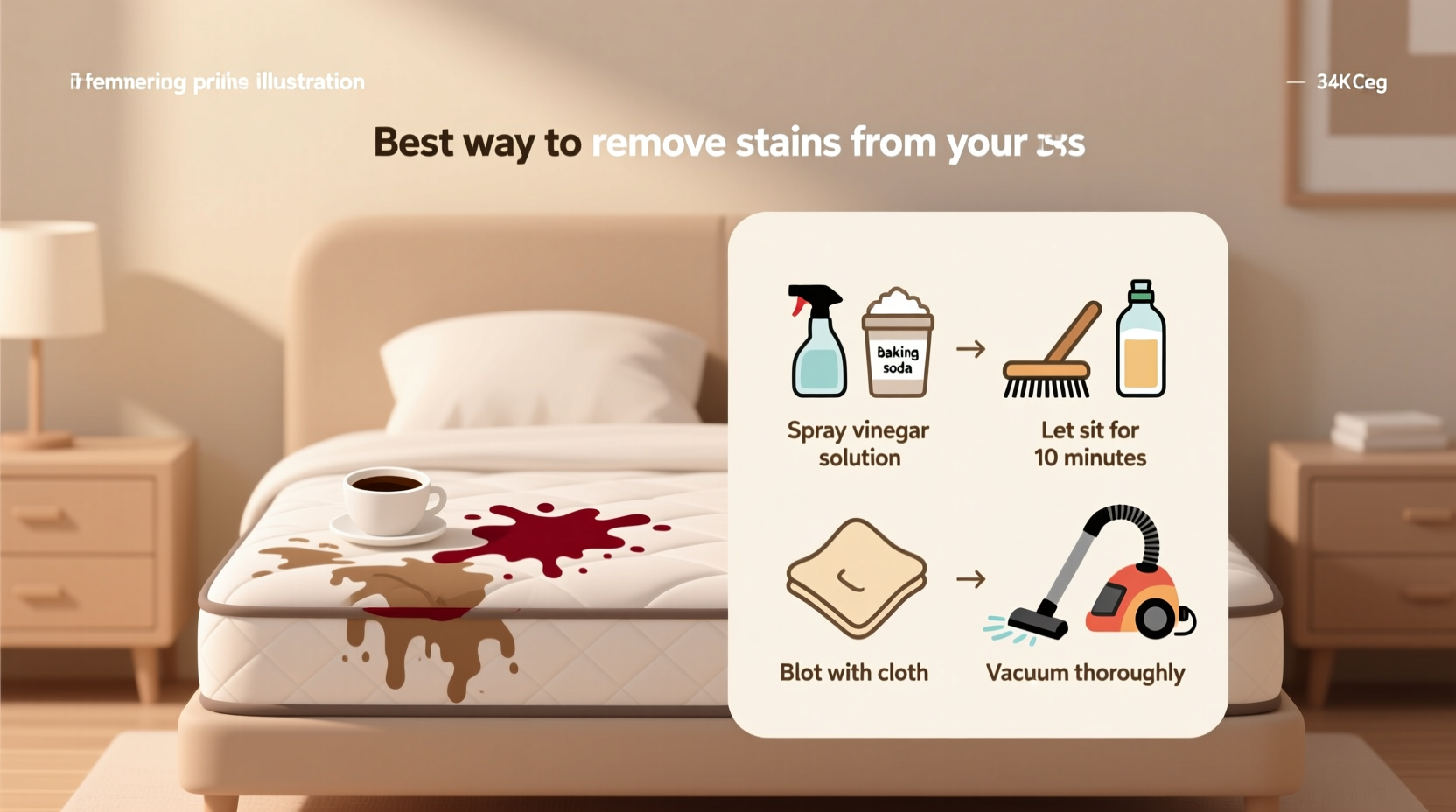 the best way to remove stains from your mattress