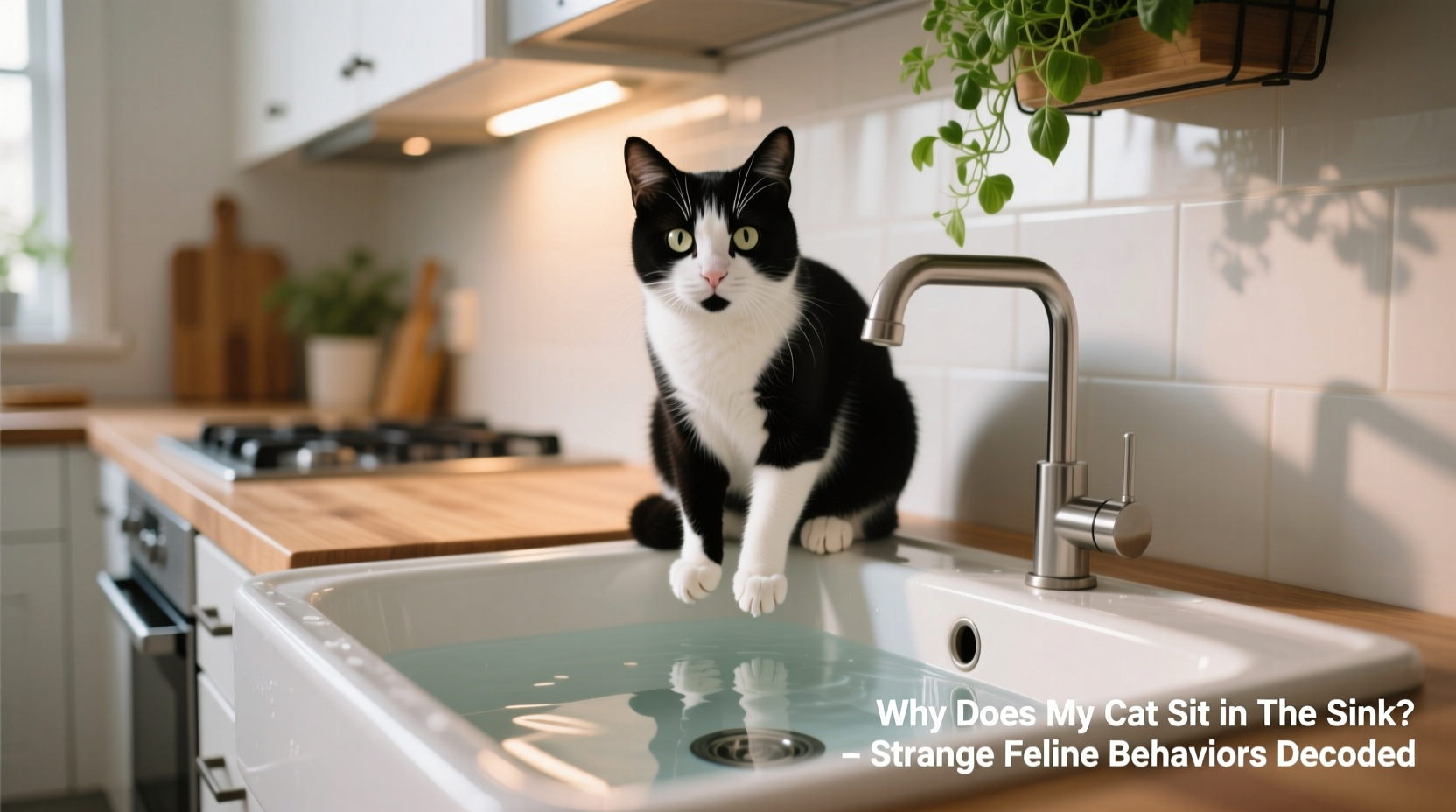 why does my cat sit in the sink strange feline behaviors decoded