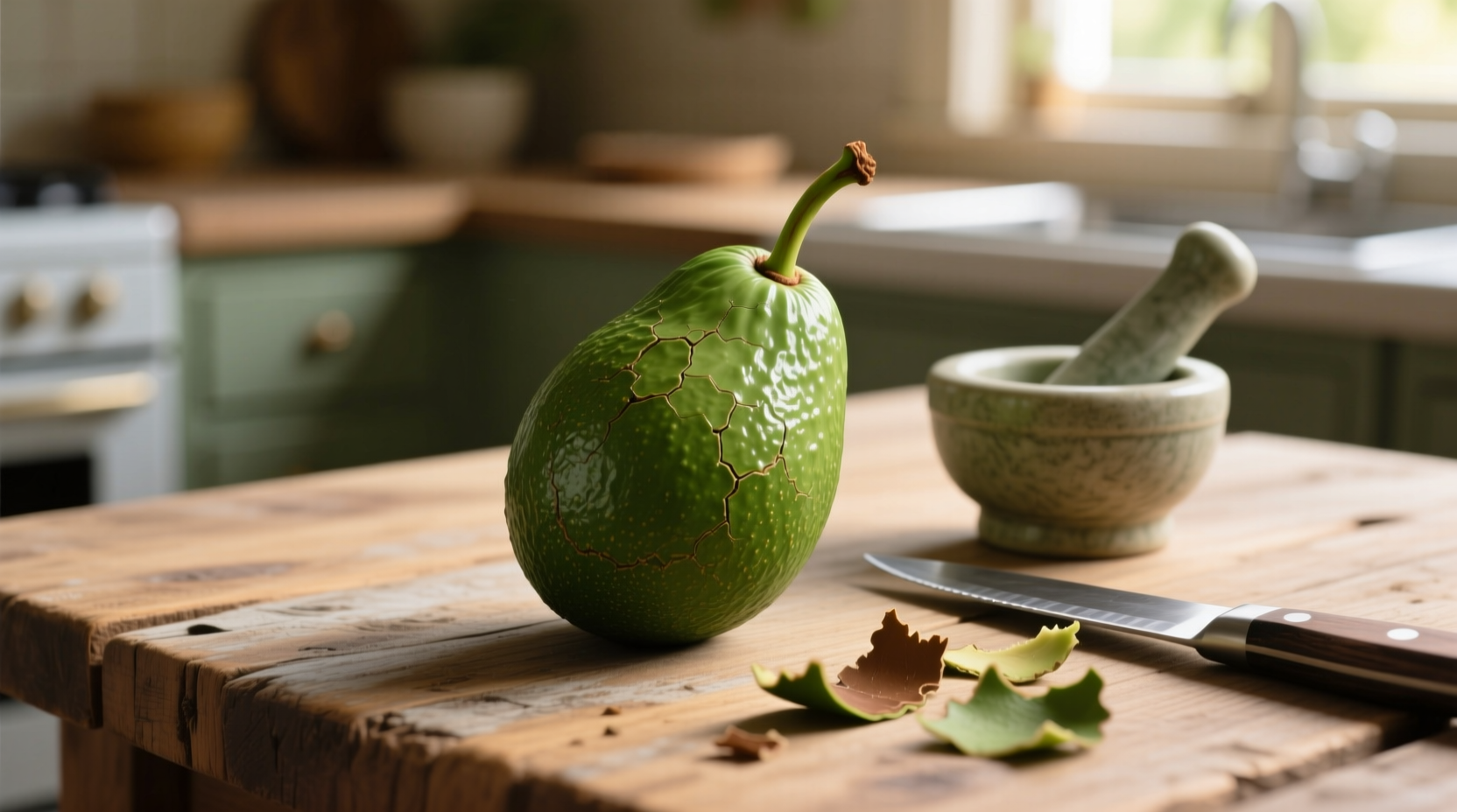make use of an unripened avocado by turning it into a g