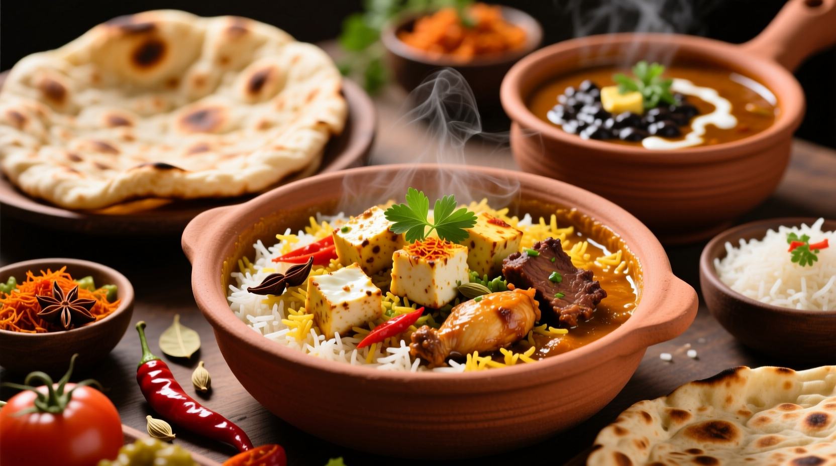what is the main indian food