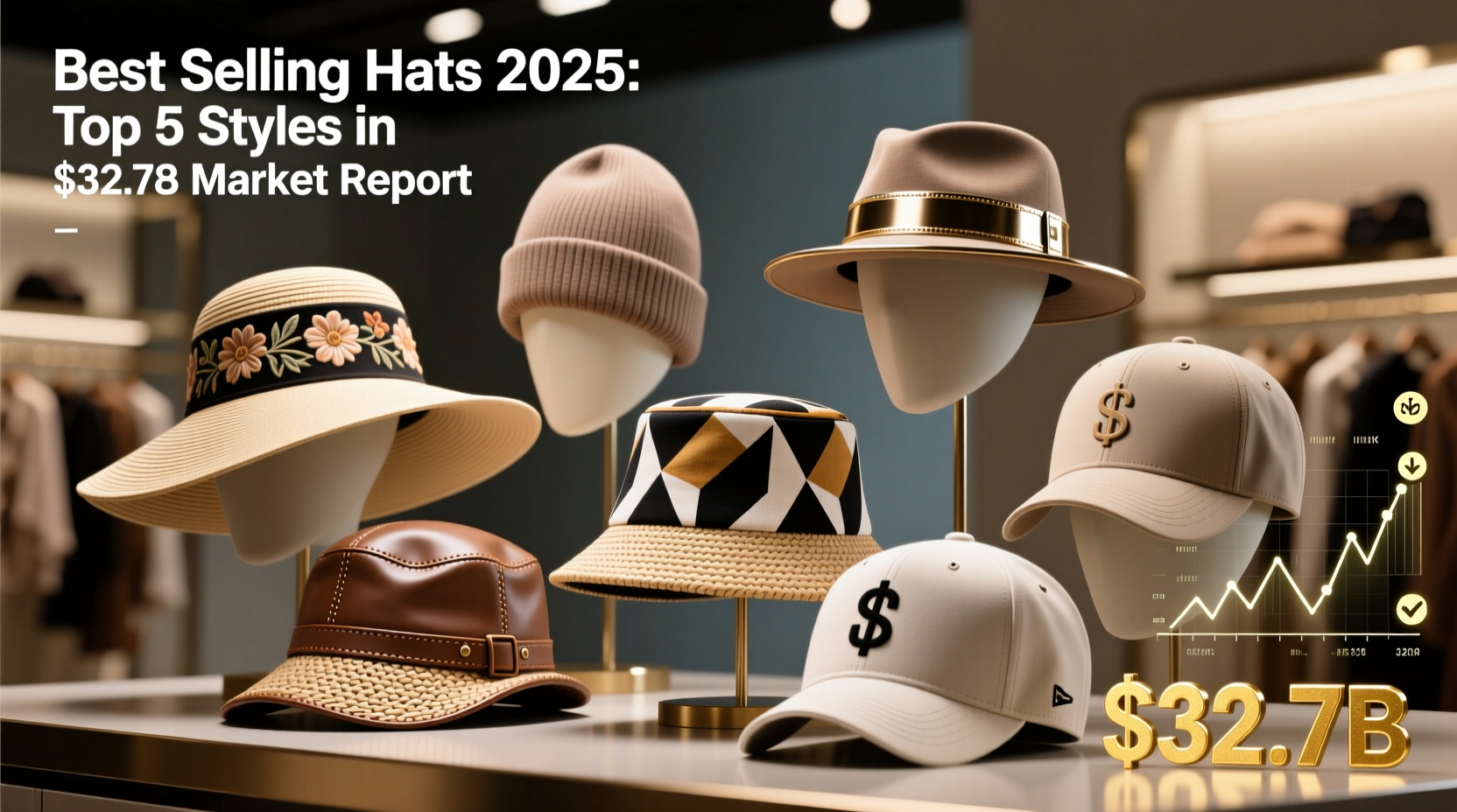 Best Selling Hats 2025: Top 5 Styles in $32.7B Market Report
