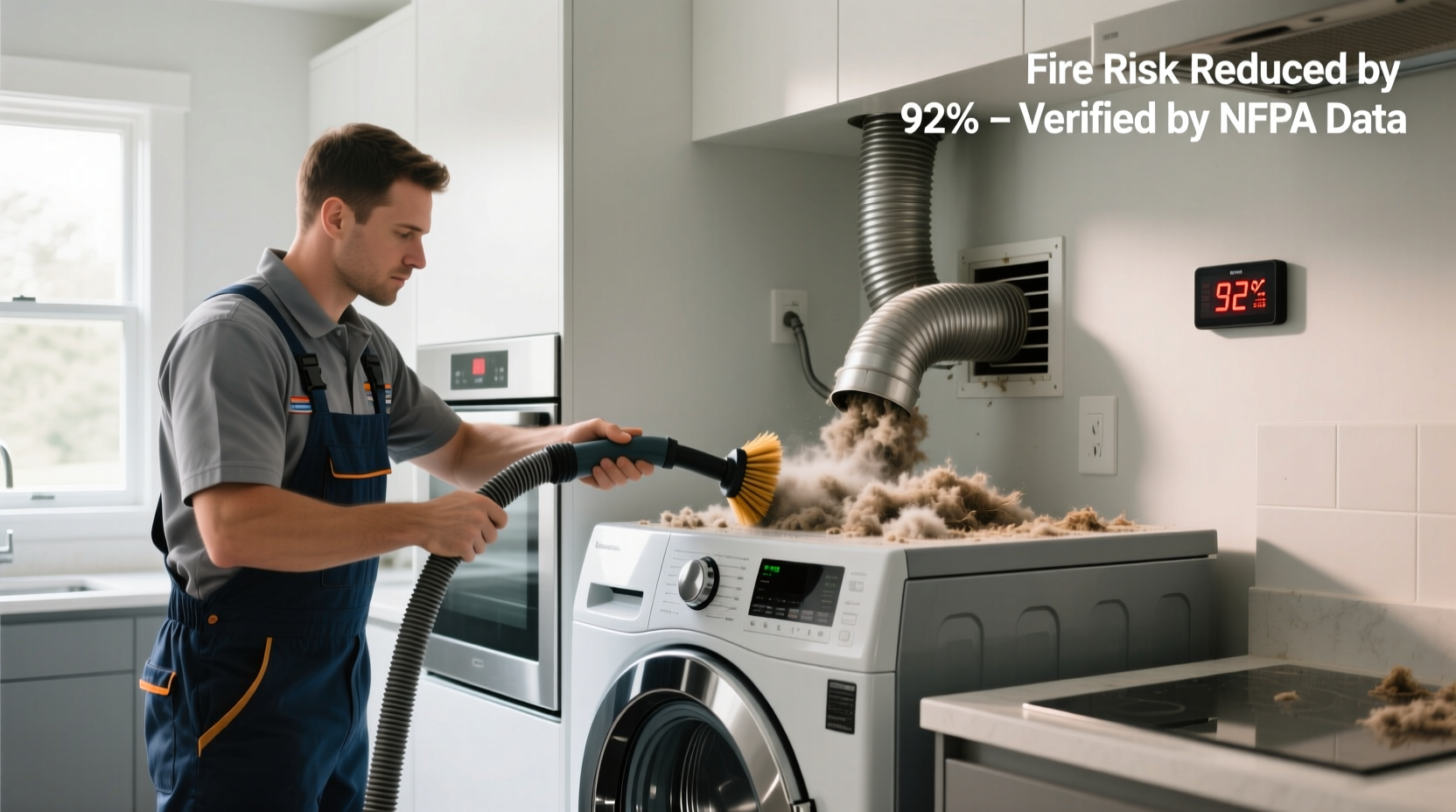 dryer vent cleaning kits vs pros for fire prevention