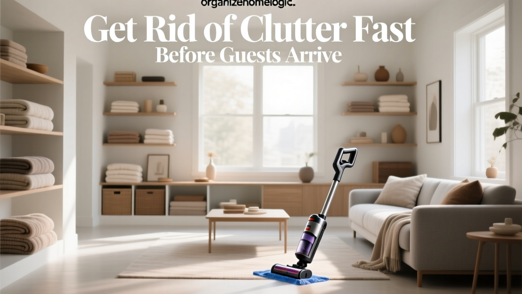 Get Rid of Clutter Fast Before Guests Arrive
