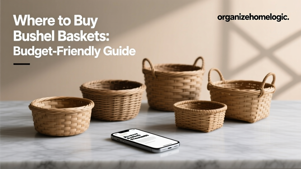 Where to Buy Bushel Baskets: Budget-Friendly Guide