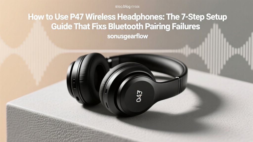 P47 Wireless Headphones Setup & Troubleshooting Guide