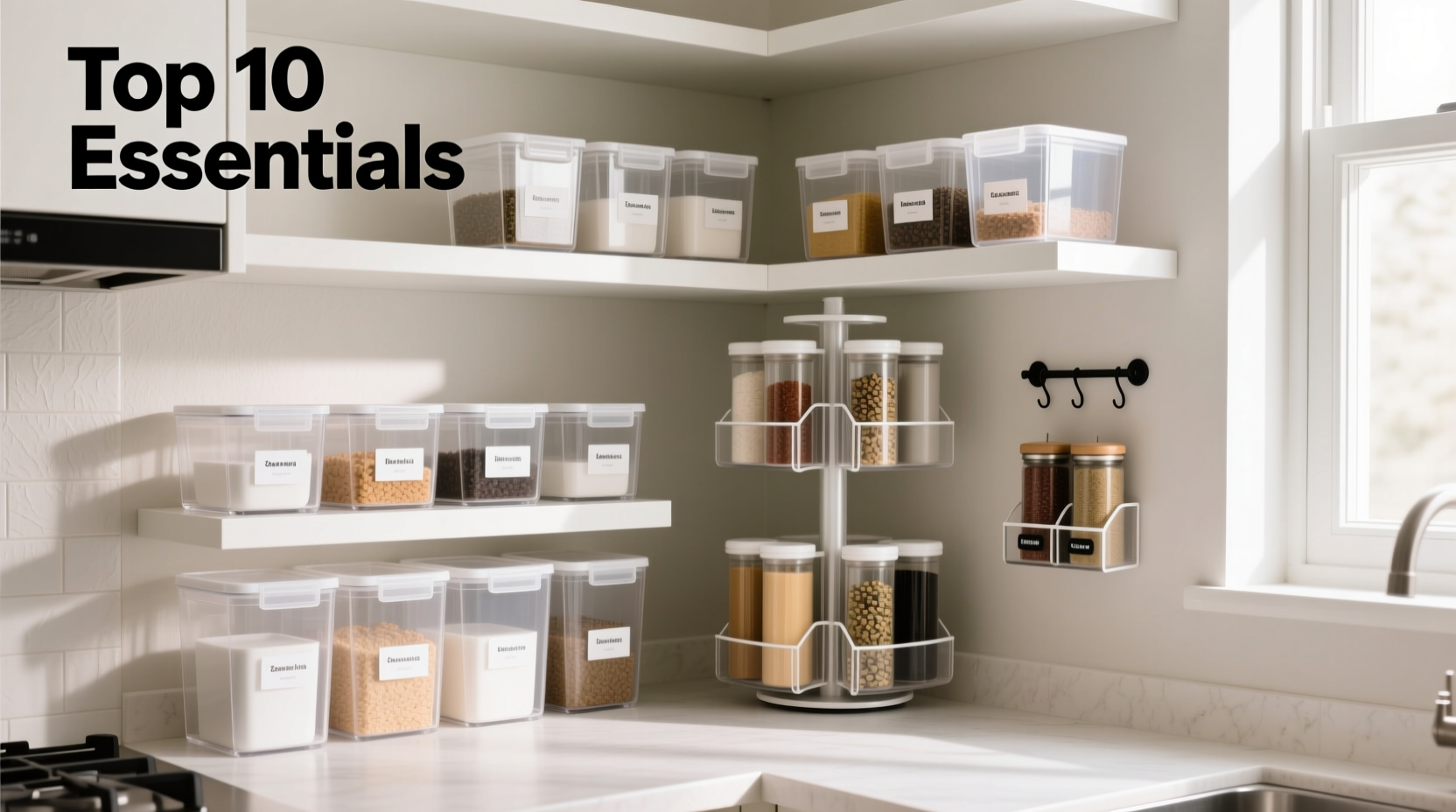 how to organize a small pantry with zero wasted space hacks