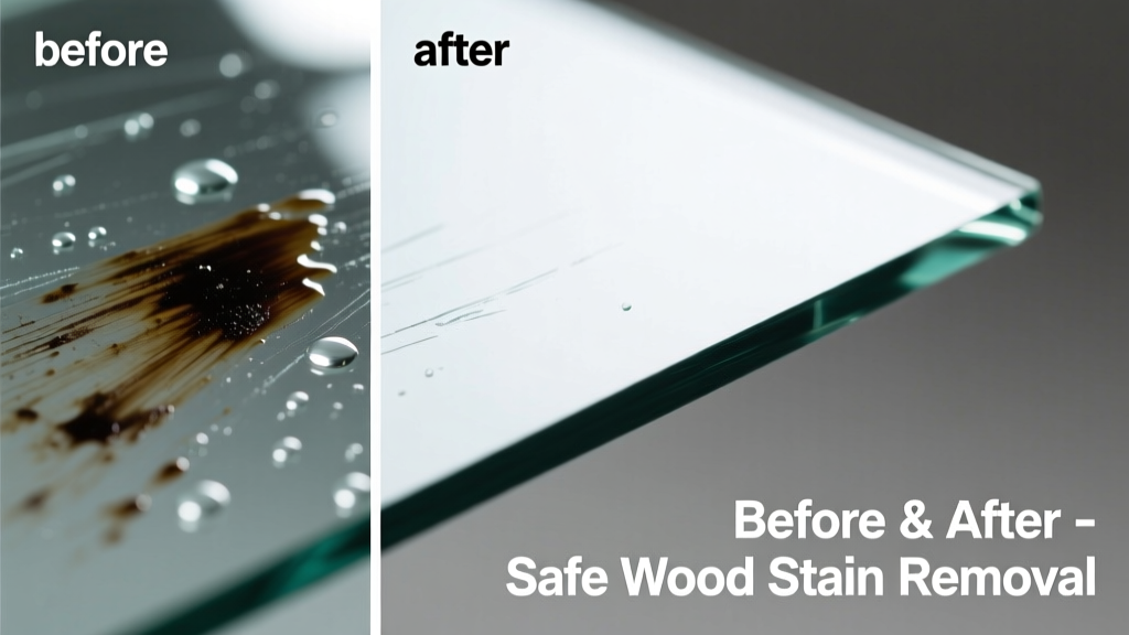 How to Remove Wood Stain from Glass Safely