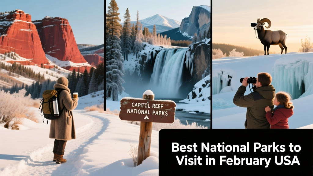 Best National Parks to Visit in February USA: Snow, Solitude, and Stellar Wildlife Viewing
