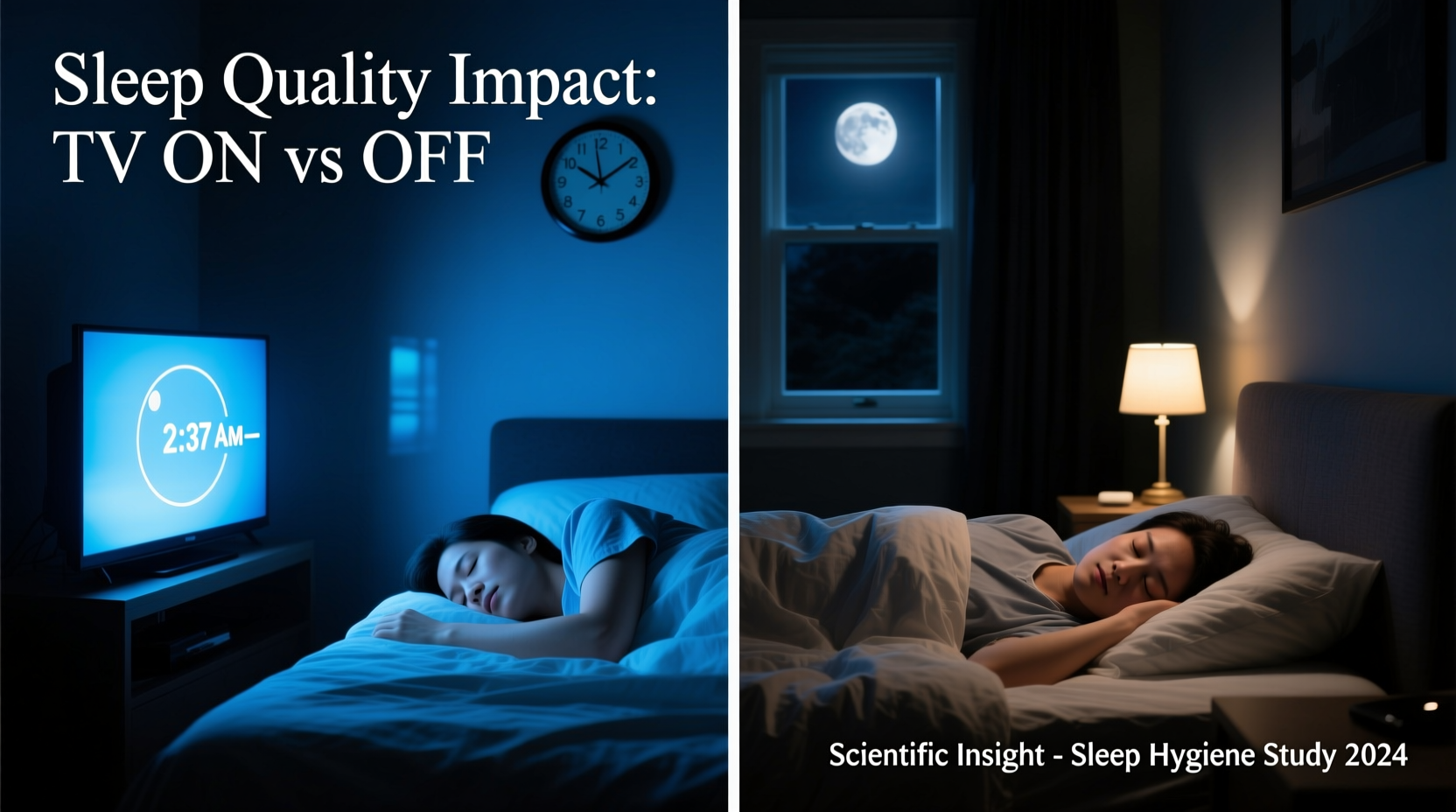 is it better to sleep with the tv on or off impact on sleep quality