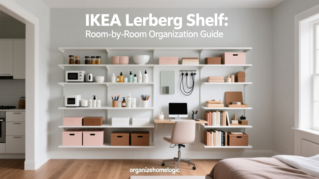 IKEA Lerberg Shelf: Room-by-Room Organization Guide