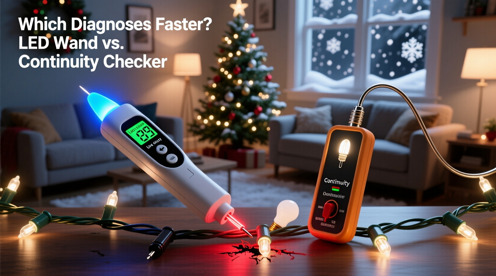 christmas tree light tester wands vs continuity checkers which diagnose dead sections faster