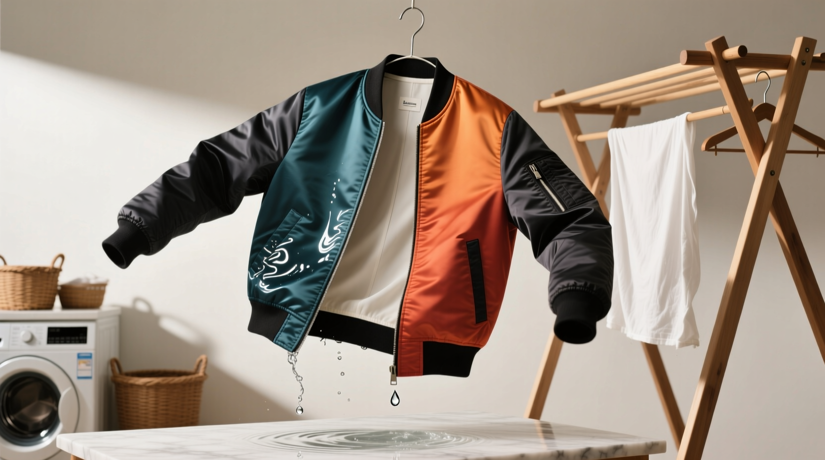 how to clean reversible bomber jackets safely