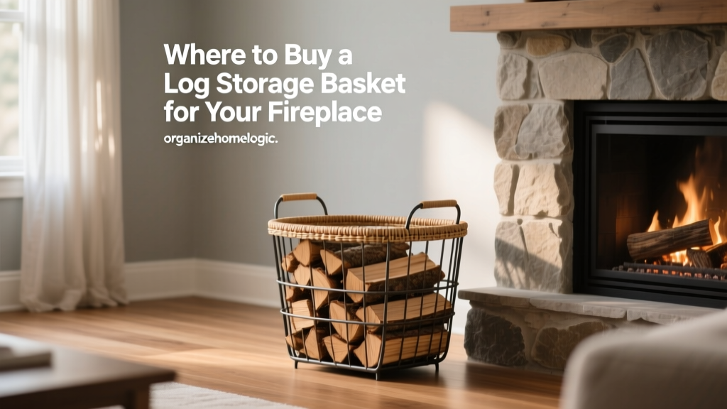 Where to Buy a Log Storage Basket for Your Fireplace