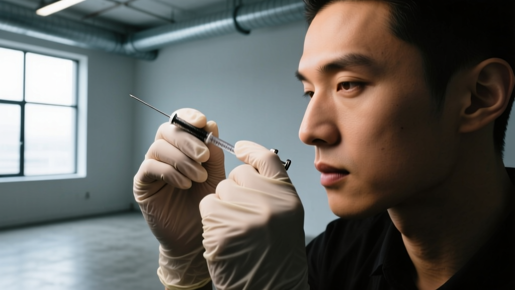 Close-up of a piercer