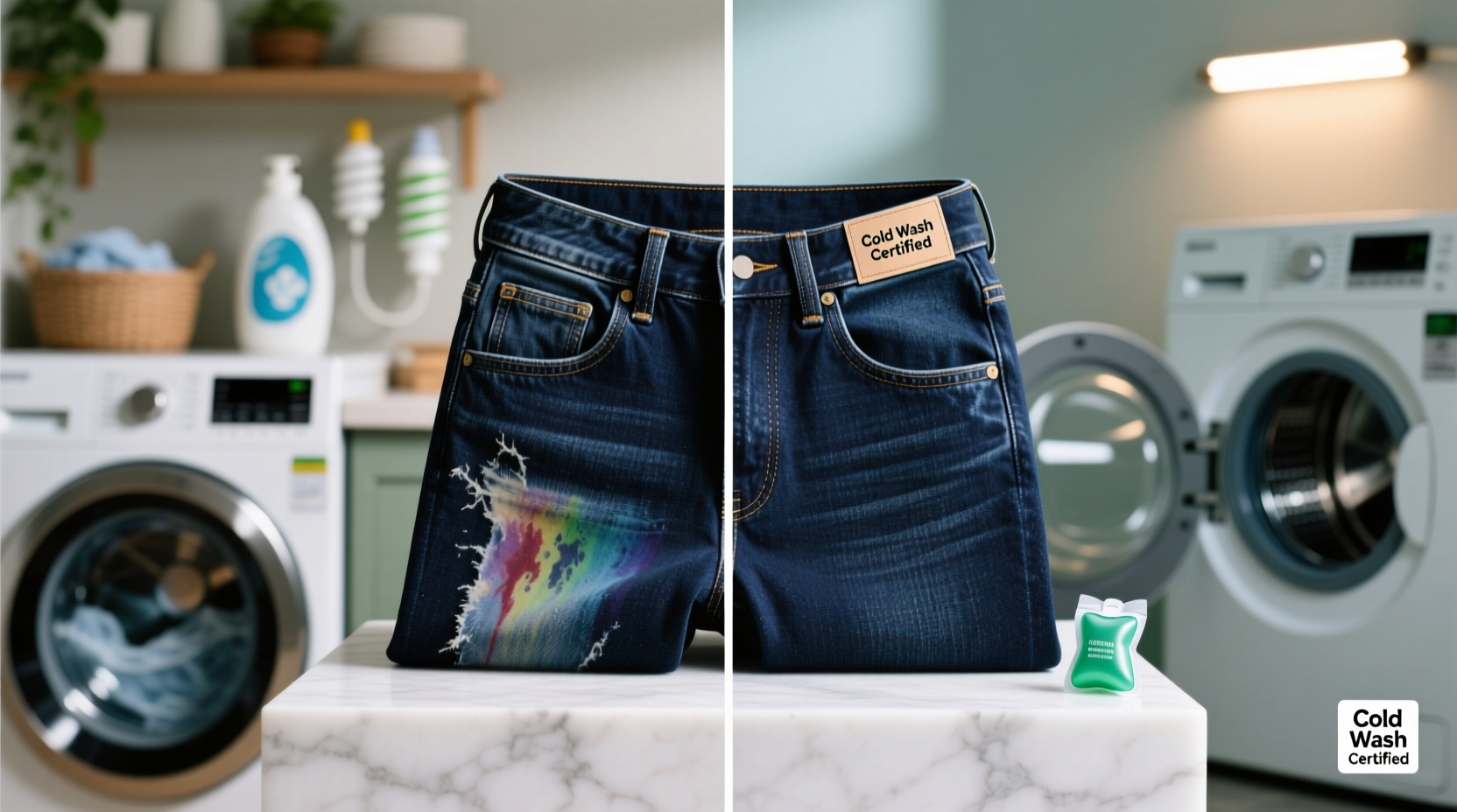 cold wash vs warm wash for dark jeans