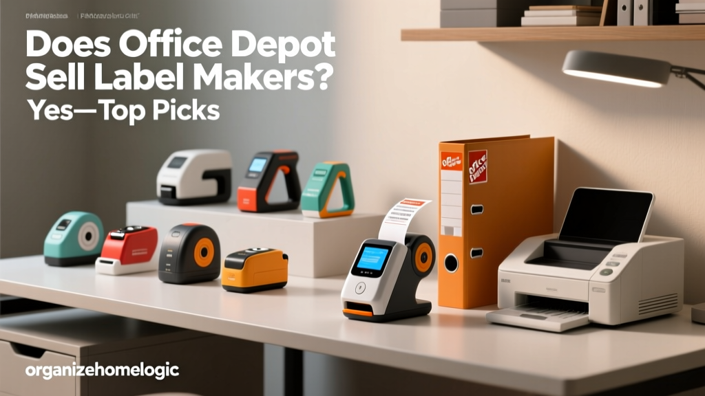 Does Office Depot Sell Label Makers? Yes—Top Picks