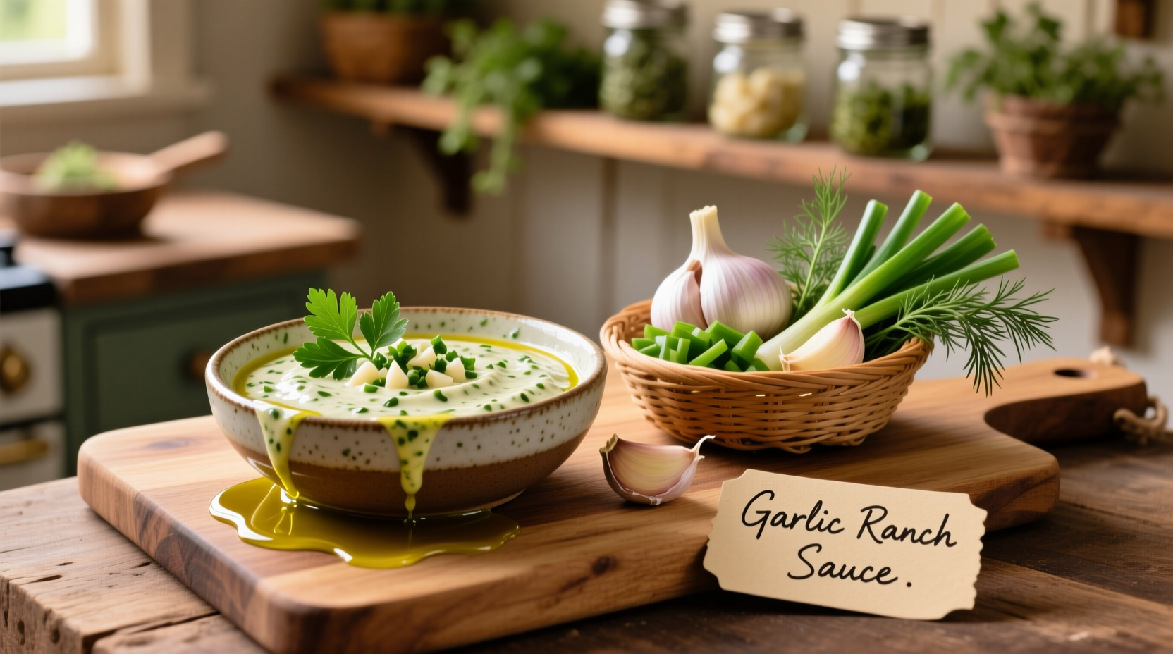a flavorful guide to garlic ranch sauce