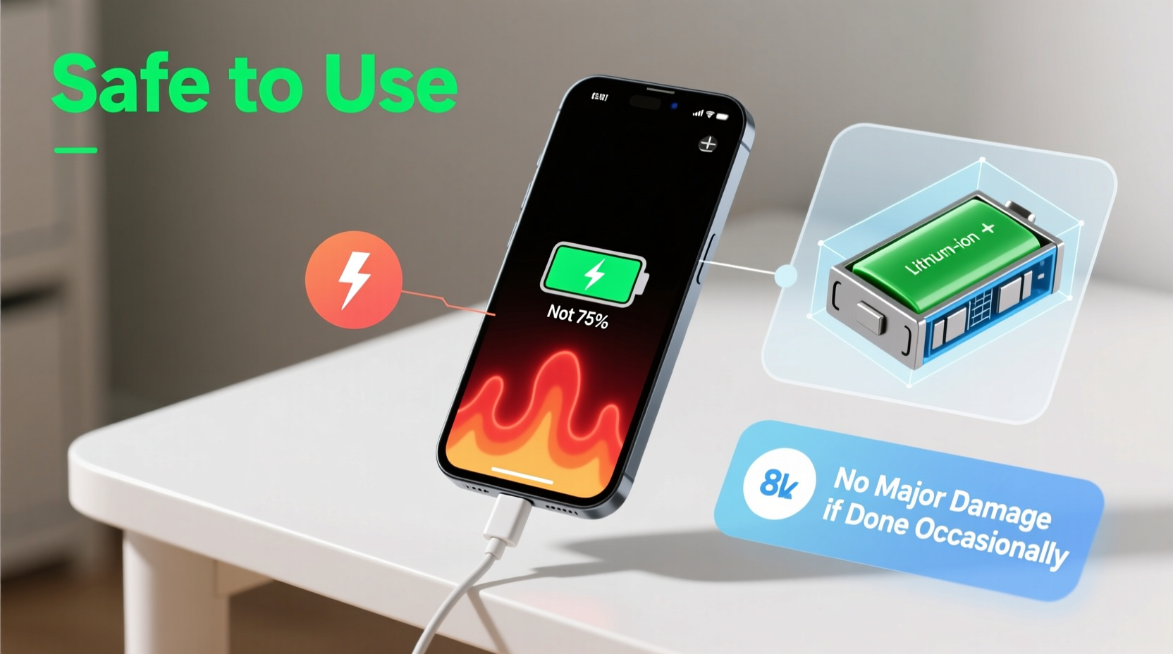 is it safe to use phone while charging and does it really damage the battery