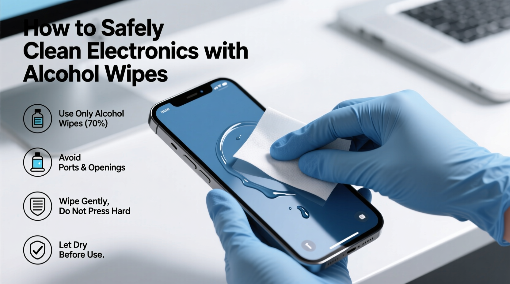 How To Use Alcohol Wipes On Electronics Safely Without Damage