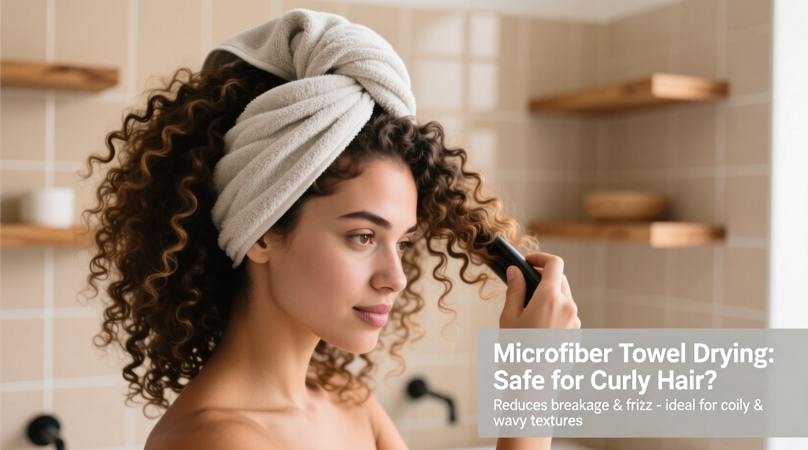 is microfiber towel drying safe for curly hair or causing unnecessary frizz