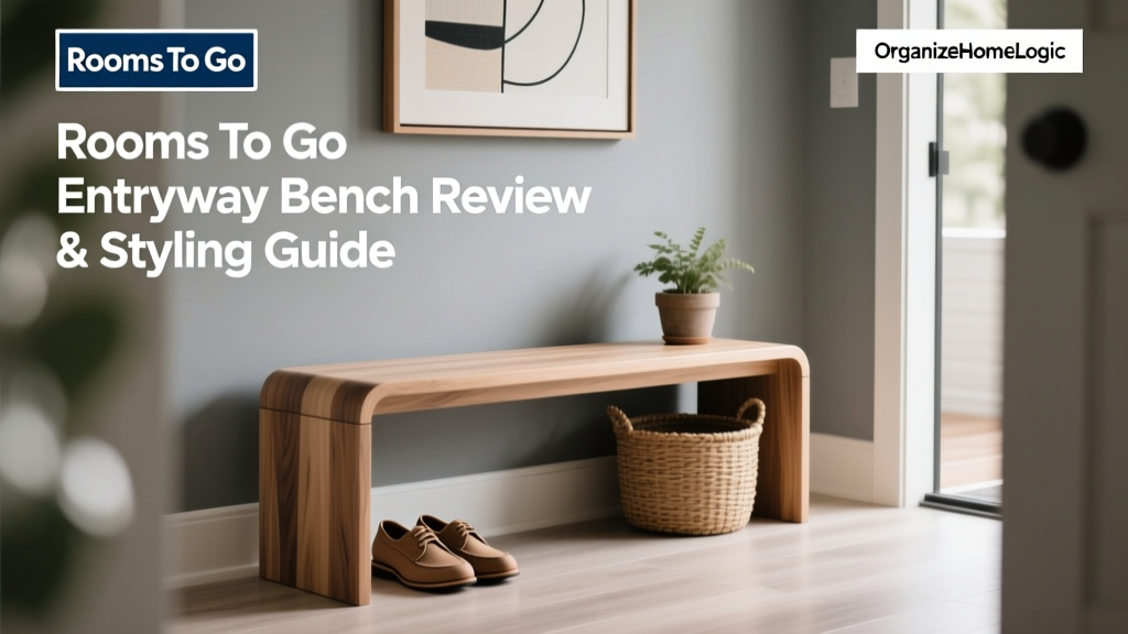 Rooms To Go Entryway Bench Review & Styling Guide