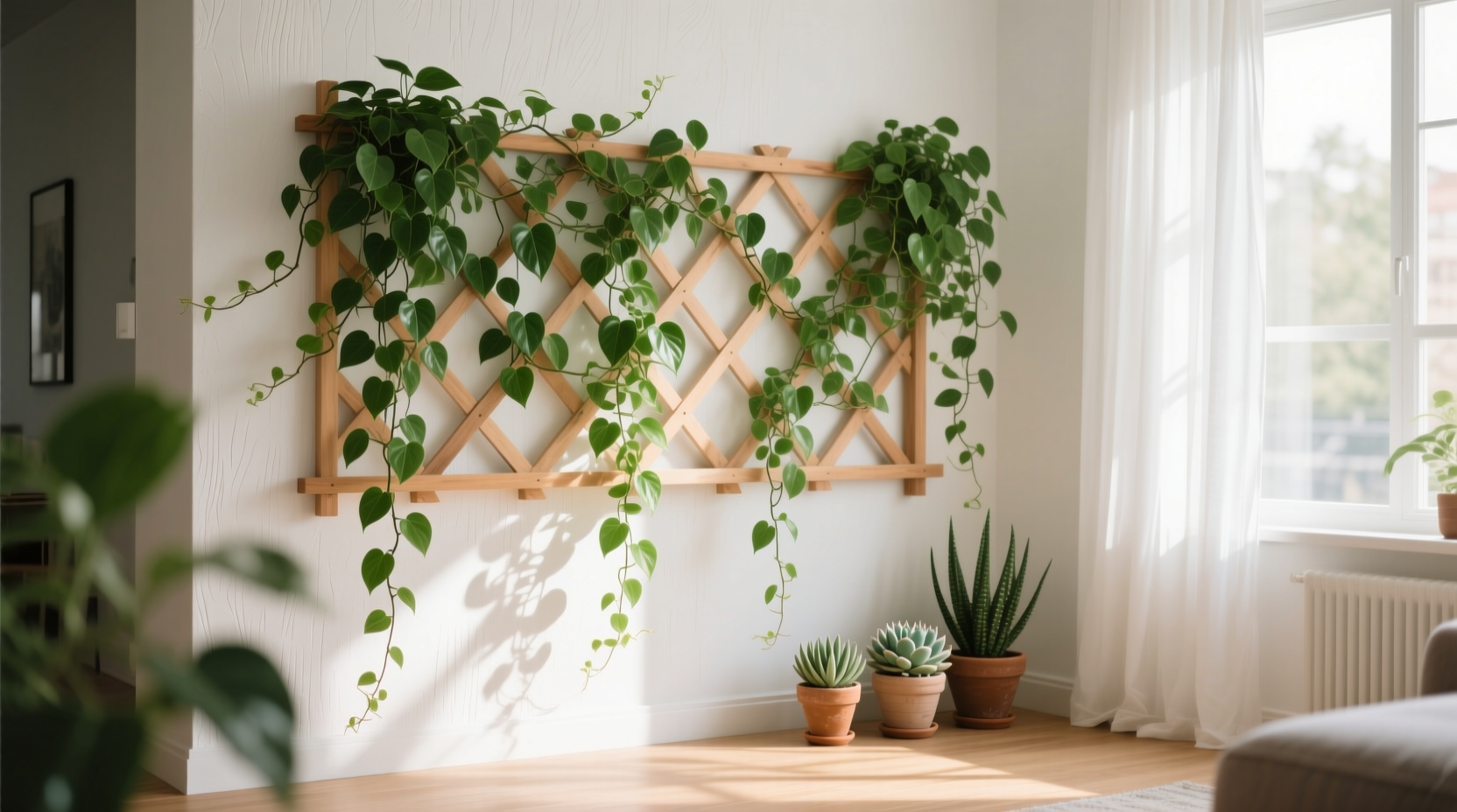indoor vine plants trellis