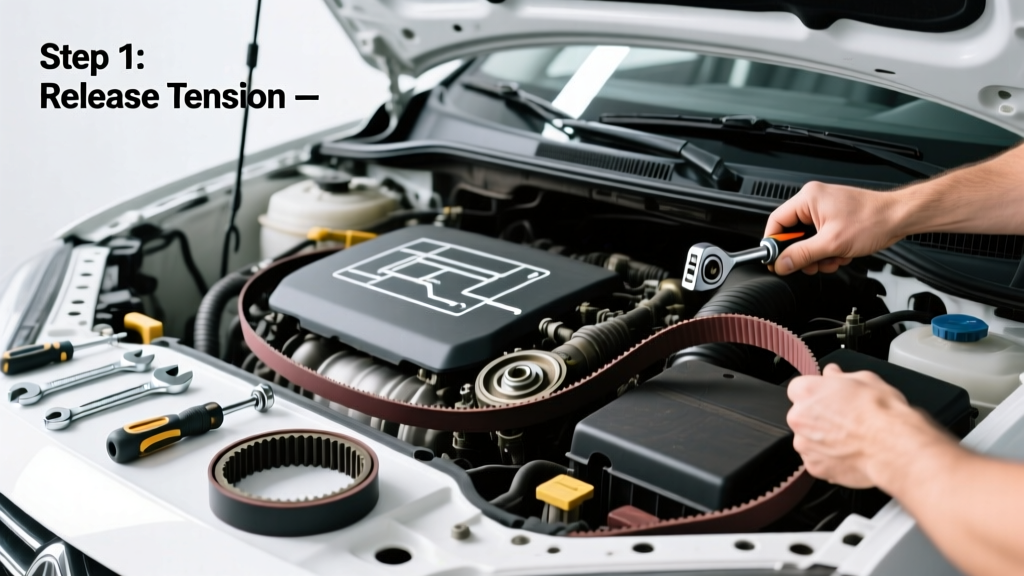 How to Replace a Serpentine Belt on Most Vehicles