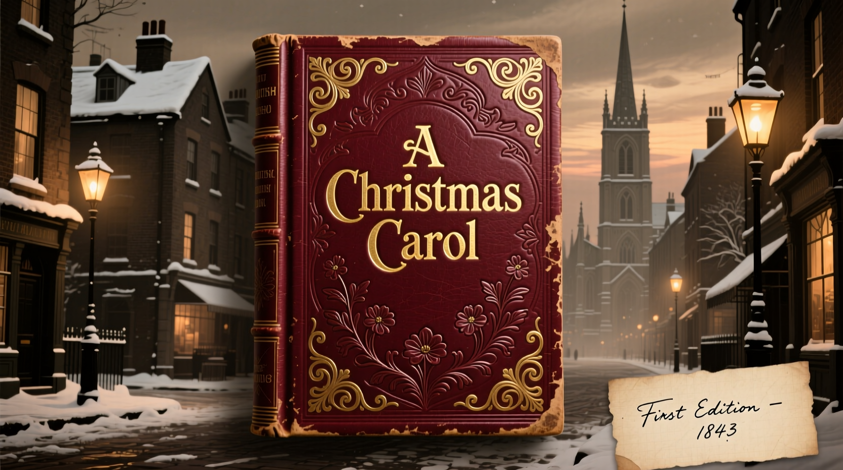 a christmas carol vintage book
