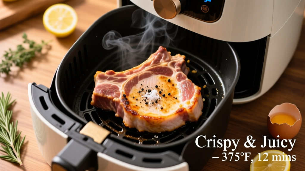 Grill Pork Chops in Air Fryer: Crispy & Juicy