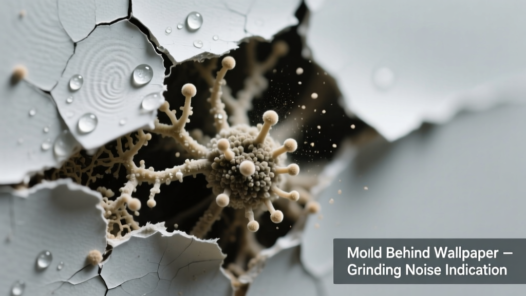 Mold Behind Wallpaper Making Grinding Noise: Quick Diagnosis