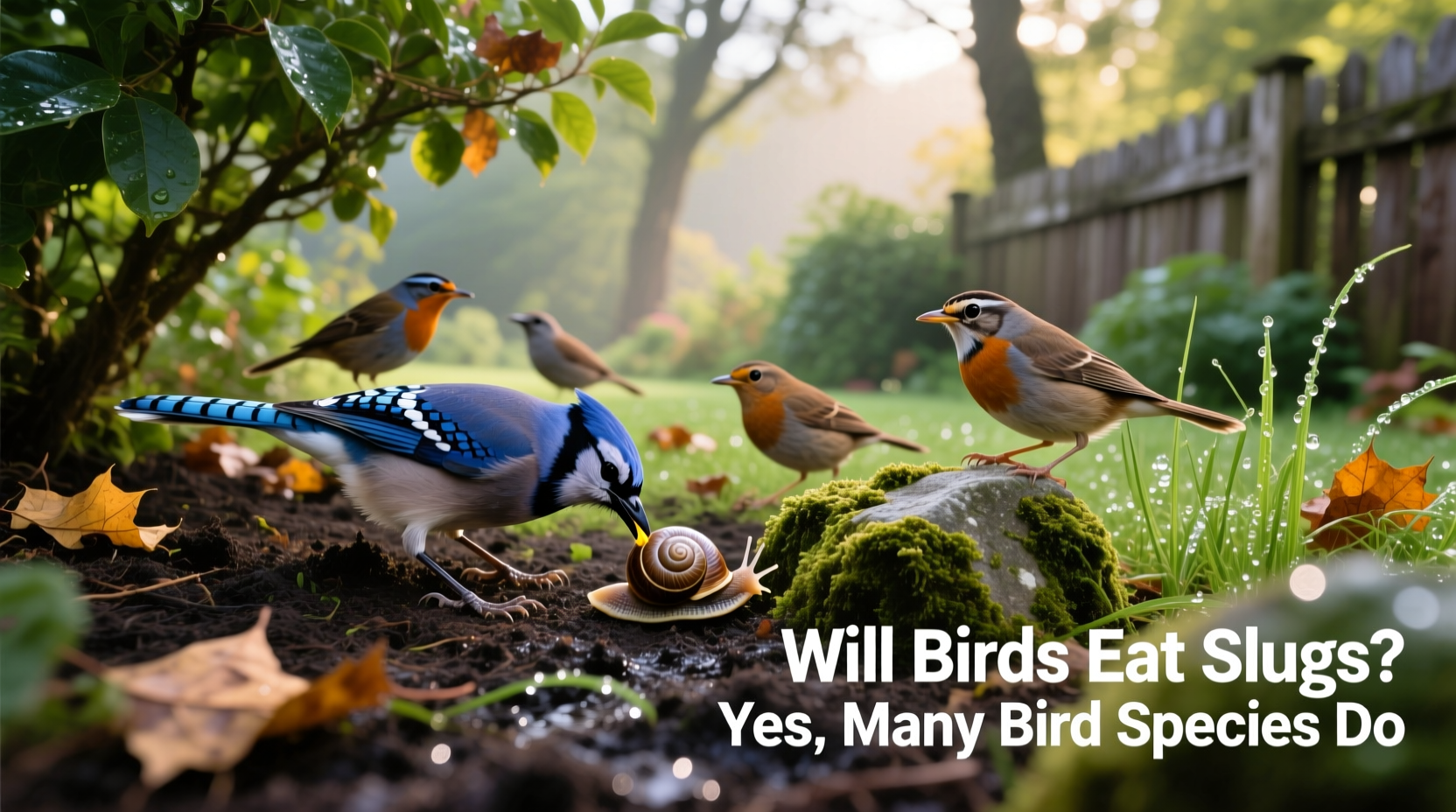 Will Birds Eat Slugs? Yes, Many Bird Species Do