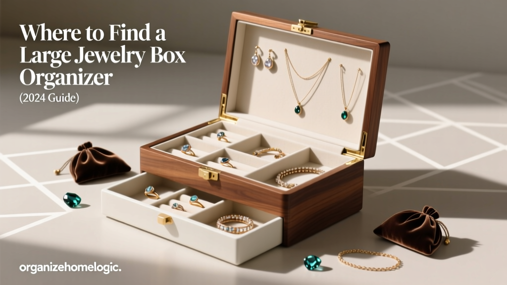 Where to Find a Large Jewelry Box Organizer (2024 Guide)