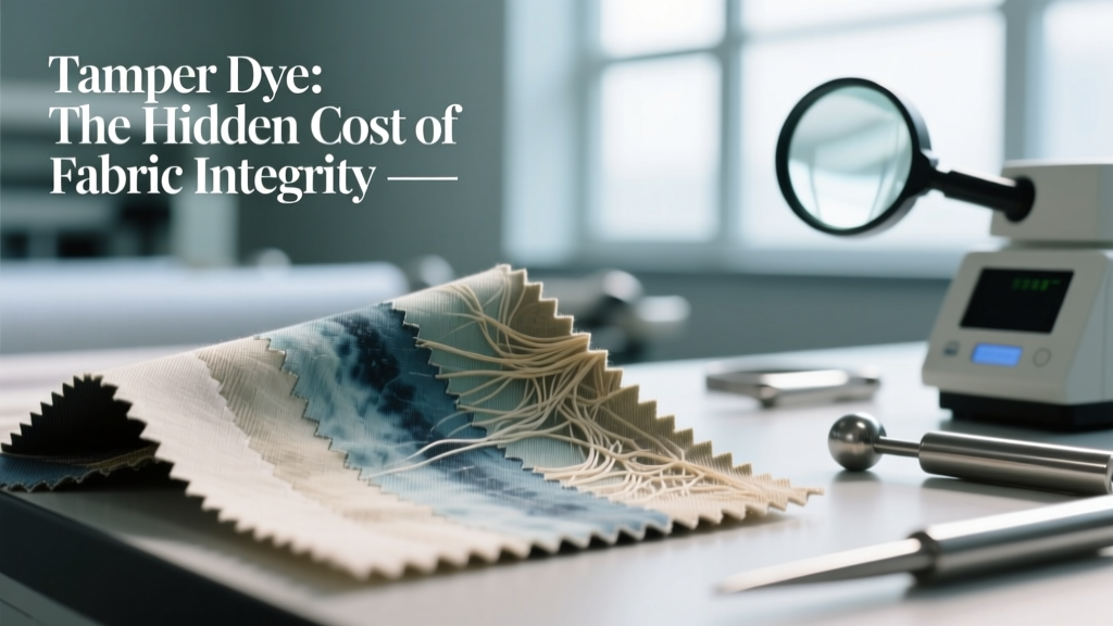 Tamper Dye: The Hidden Cost of Fabric Integrity