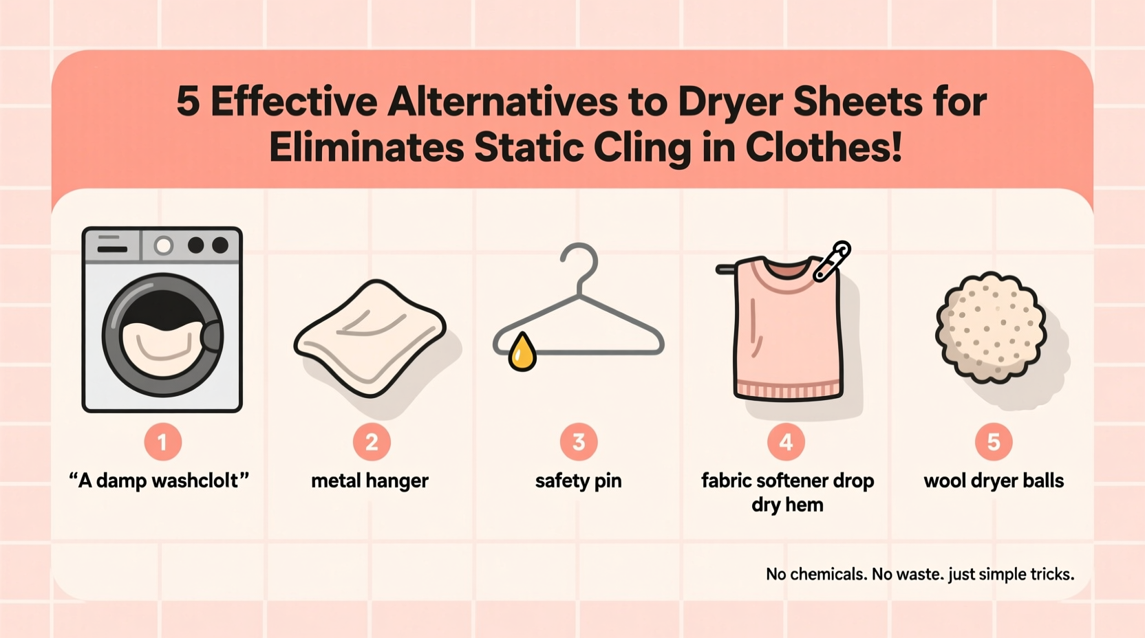 how to stop static cling in clothes without dryer sheets alternative hacks