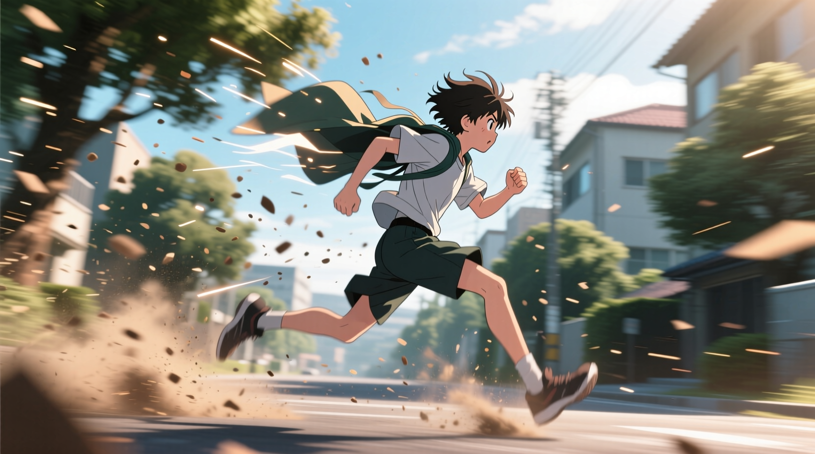 why do anime characters always run in slow motion artistic reason explained