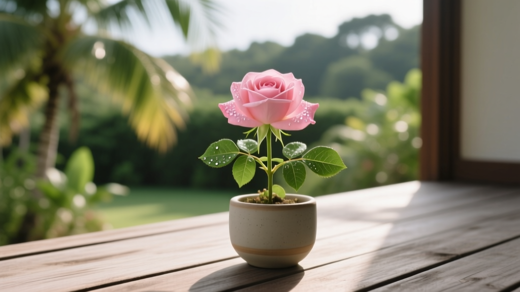 Can Tropical Miniature Roses Be Planted Outside?