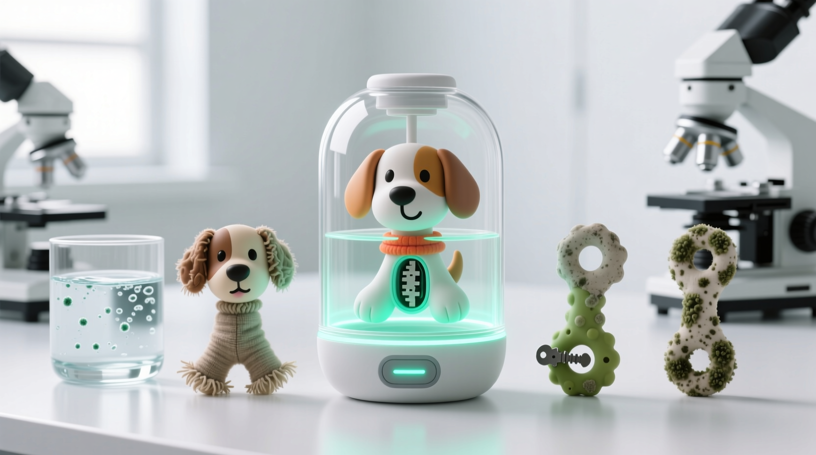 sterilizer pods vs boiling for squeaky dog toys
