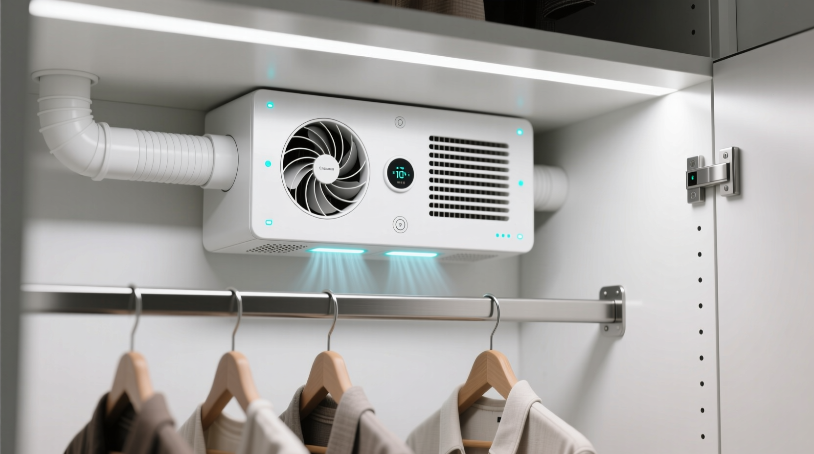closet ventilation for fabric preservation