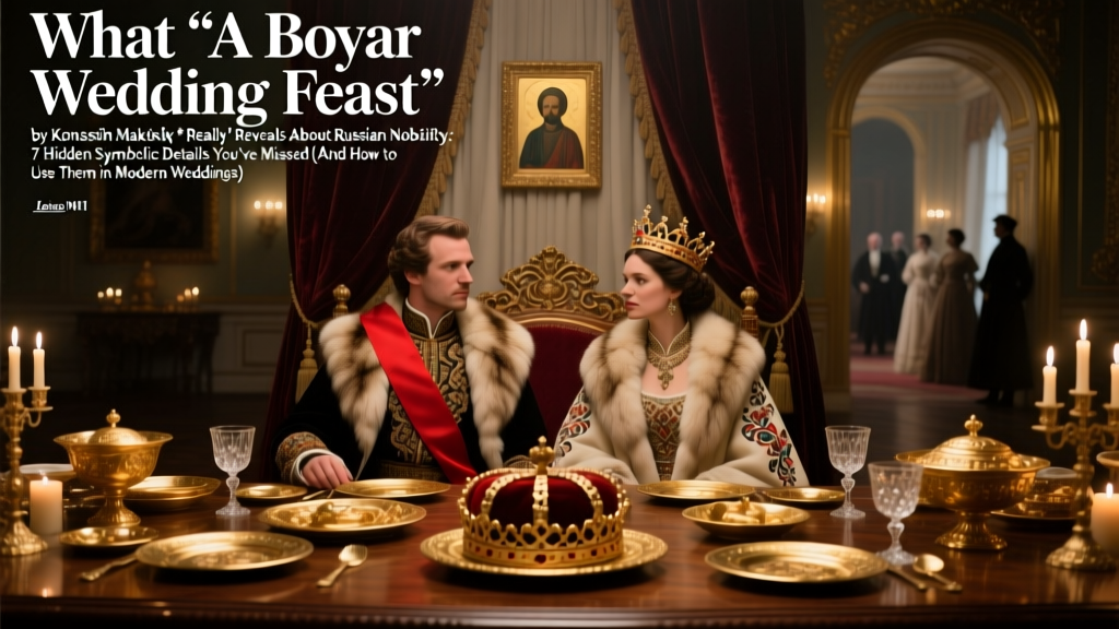 Makovsky’s Boyar Wedding: Symbolism & Modern Luxury