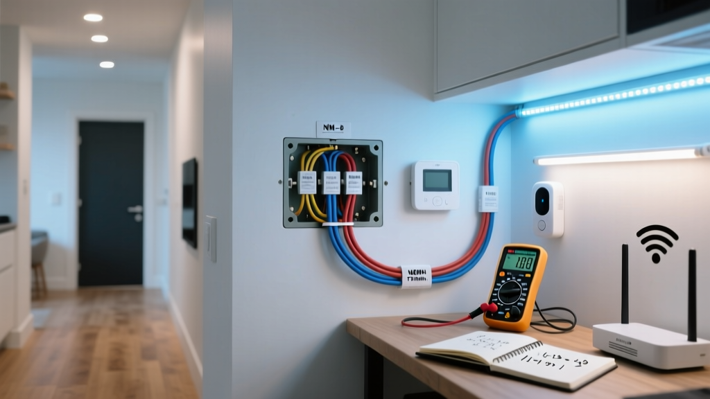 Smart Home Wiring 101: NM-B vs. THHN, Voltage Drops, and Safe Low-Voltage Practices
